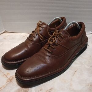 ET Wright Vintage Brown Leather Mens Size 13 Made In USA